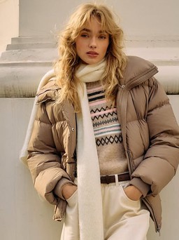 Diện áo phao, áo khoác dáng dài 'bật' cá tính trong mùa giá rét