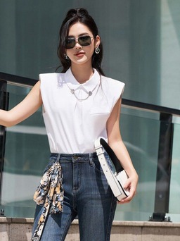 Quần denim ống loe khuấy đảo đường phố, khẳng định đẳng cấp cá tính