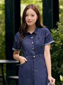 Tiện lợi và không bao giờ lỗi mốt với những chiếc đầm denim