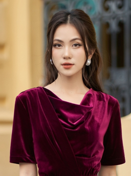 Vải nhung quyền lực giúp nàng giữ ấm, chạm ngưỡng sang trọng