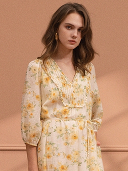 Váy suông họa tiết, đơn sắc từ nhung, voan được lòng quý cô hiện đại