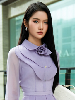 Tông màu tím 'lên ngôi' cho vẻ ngoài mộng mơ nhưng vẫn thời thượng