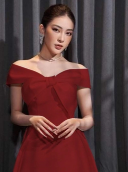 'Đốt cháy' mọi ánh nhìn trong mùa tiệc cuối năm với trang phục sắc đỏ sang trọng