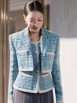 Áo tweed quyến rũ kiêu kỳ, nâng tầm mọi bản phối