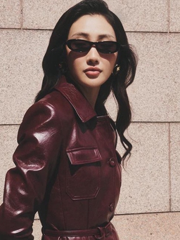 Cuối đông, thời điểm tuyệt nhất để diện áo khoác da, chân váy da