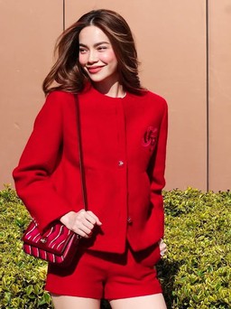 Túi xách đỏ đang khuấy đảo phong cách đường phố