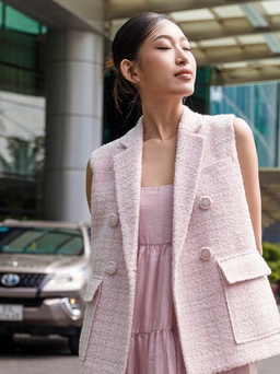 Áo blazer là điểm nhấn cho phong cách sang trọng vượt thời gian