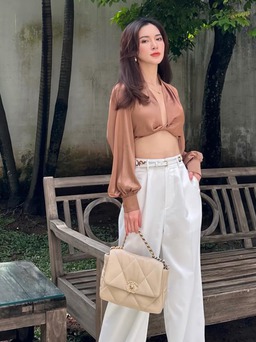 Khoe eo thon, chinh phục ngày hè với áo crop top