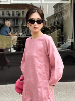 Váy vải lanh, chạm vào 'hơi thở' mùa hè