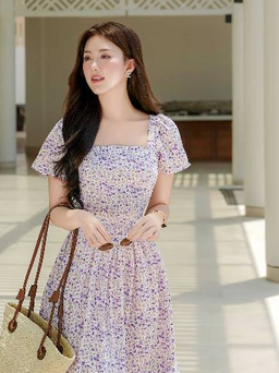 Mặc đẹp với váy hoa nhí cho nàng yêu vẻ đẹp cổ điển