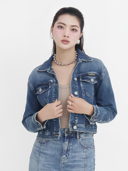 Thể hiện chất riêng với áo khoác denim hiện đại