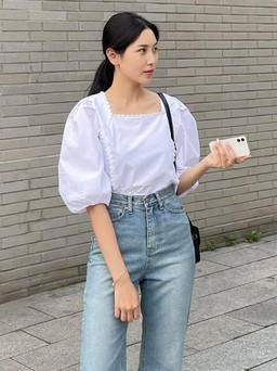 Giấu bắp chân to với những kiểu quần jeans này