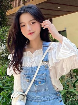 Mặc đẹp hết nấc mà không sợ nhàm chán với quần yếm denim