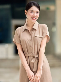 Đầm sơ mi, lựa chọn hoàn hảo cho quý cô công sở