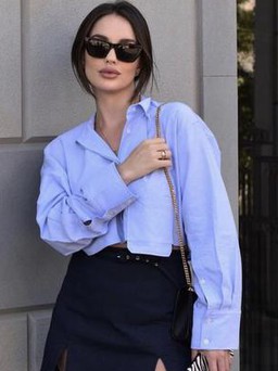 Áo sơ mi và váy ngắn, 'cuộc tái ngộ' không bao giờ lỗi mốt