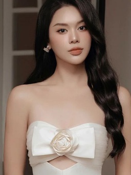 Váy cúp ngực tôn lên nét đẹp hiện đại và khí chất thanh lịch của nàng