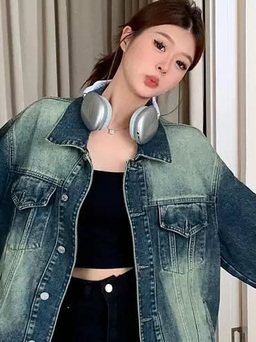 Áo khoác denim - điểm chạm cá tính giữa phố thị