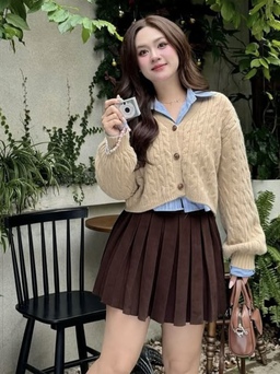 Ngọt ngào và dễ thương với cardigan cho những ngày chớm thu