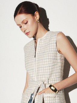 Denim, tweed và những chất liệu hàng đầu cho mùa thu đông 2025