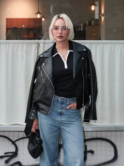 Quần jeans và giày ba lê, sự kết hợp hoàn hảo trong mùa thu