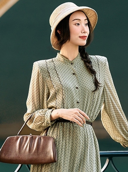 Hóa quý cô cổ điển cùng những kiểu váy dáng dài này