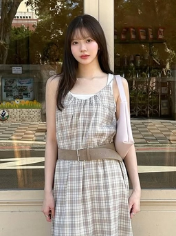 Váy ca rô dáng dài mang đến nét cổ điển 'đốn tim' phái đẹp