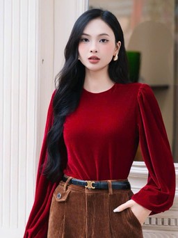 Quần nhung trầm ấm, 'chìa khóa' cho vẻ ngoài sang trọng thầm lặng