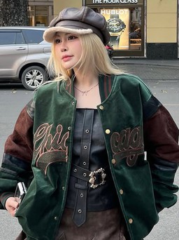 Điểm chạm trẻ trung cùng với áo bomber cá tính