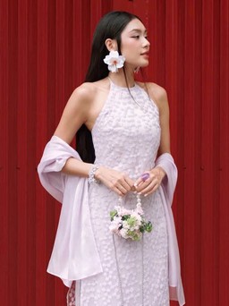 Trang phục cổ yếm duyên dáng cho xuân Bính Ngọ 2026