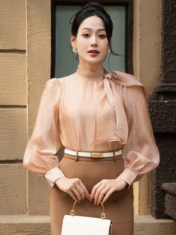 Tô điểm nét ngọt ngào cùng áo dáng phồng đầu xuân