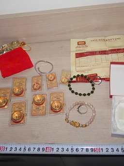 Dùng móc phơi quần áo đột nhập nhà hàng xóm, bê két sắt chứa 5 cây vàng