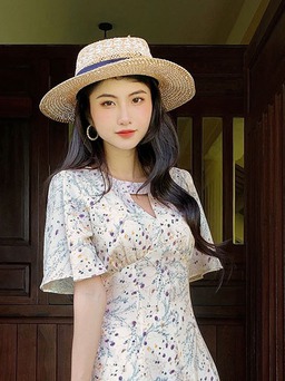 Đón gió xuân rạng rỡ cùng váy hoa nhí duyên dáng