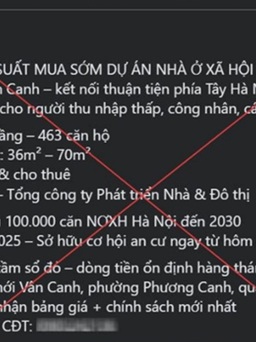 Hà Nội: Phạt 2 người rao bán ‘suất ngoại giao, suất nội bộ’ nhà ở xã hội