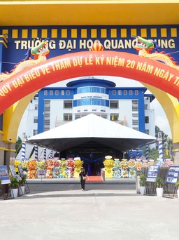 Trường đại học Quang Trung công bố 3 ngành đạt kiểm định dịp 20 năm thành lập
