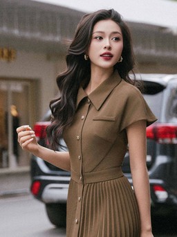 Trang phục đính khuy tinh tế, điểm nhấn nhỏ làm nên sức hút lớn