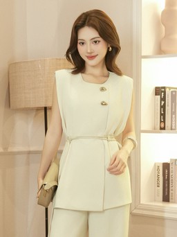 Trang phục thắt dây eo tôn lên vòng 2 thanh thoát