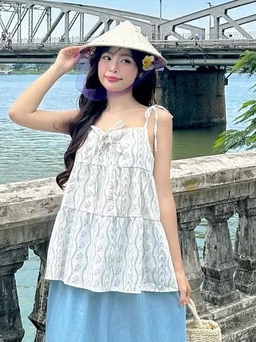 Bản phối độc đáo ngày hè với những chiếc nón lá