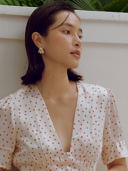 Váy chấm bi sang trọng, tinh tế mà vẫn lãng mạn