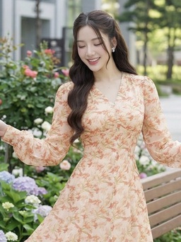 Diện váy hoa sao cho xinh mà không bị 'sến'?