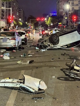 Khởi tố tài xế xe Lexus gây tai nạn liên hoàn ở Hà Nội