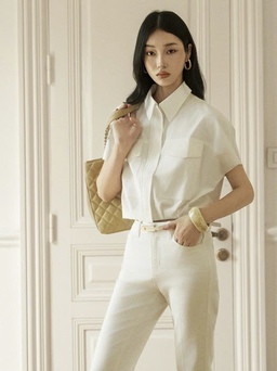 Quần ống loe kéo dài đôi chân, nâng tầm diện mạo