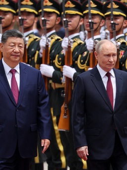 Ông Tập Cận Bình đón tiếp ông Putin tại Bắc Kinh