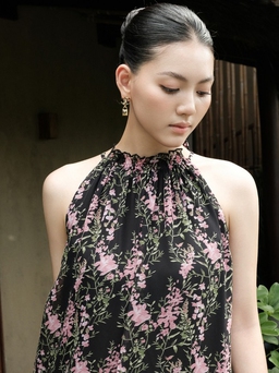 Váy hoa xếp tầng, điểm chạm ngọt ngào làm trẻ hóa phong cách