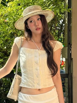 Diện cả bộ đồ màu trắng: công thức dạo phố sang chảnh, tinh tế