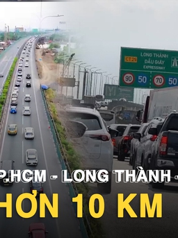 Cao tốc TP.HCM - Long Thành - Dầu Giây ùn ứ hơn 10 km, cửa ngõ phía đông vẫn thông thoáng