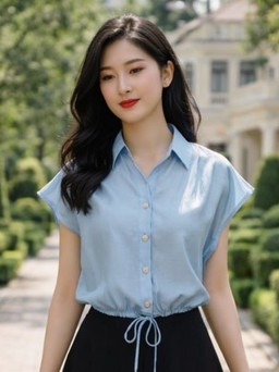 Áo sơ mi cánh dơi cho phong cách công sở thêm độc đáo