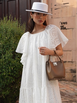 Đầm suông từ linen, cotton là xu hướng nổi bật mùa nắng