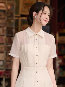 Váy sơ mi công sở vừa đa năng lại dễ mặc, dễ phối