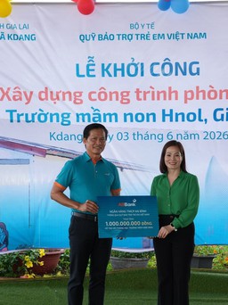 ABBank thêm 'lớp học hạnh phúc' cho trẻ em Gia Lai