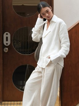 Đẹp từ nhà ra phố với trang phục linen tự nhiên